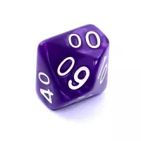 5. Komplet kości REBEL RPG - Perłowe - Granatowe