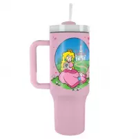2. Kubek Podróżny ze Słomką Super Mario (Peach) - 1180 ml