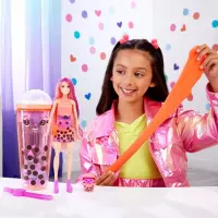 7. Mattel Barbie Lalka Pop Rev Bubble Tea Owocowy Sok Mango HTJ22 