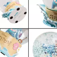 3. Disney Stitch Kula Śnieżna Figurka 