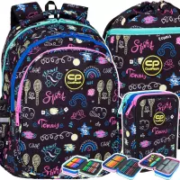 1. CoolPack Zestaw Szkolny Tennis Star 3el. Plecak F029691 + Piórnik F067691 + Worek F070691