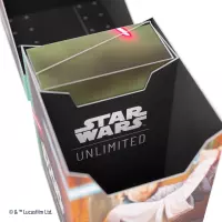 7. Gamegenic: Star Wars Unlimited - Soft Crate - Pudełko na Karty - Obi-Wan Kenobi / Darth Maul