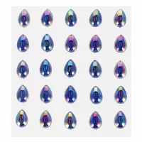 2. Craft With Fun Ozdoba Dekoracyjna Samoprzylepna Kryształki Łezka 545772