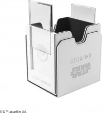 2. Gamegenic: Star Wars Unlimited Card Game - Twin Suns Deck Pod - Pudełko na Karty - White / Black