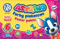 5. Astra Astrino Farby Plakatowe 6 Kolorów 20ml 301221001