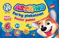 3. Astra Astrino Farby Plakatowe 6 Kolorów 20ml 301221001