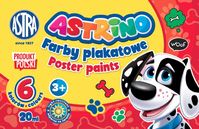 6. Astra Astrino Farby Plakatowe 6 Kolorów 20ml 301221001