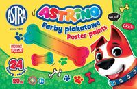 3. Astra Astrino Farby Plakatowe 24 Kolorów 20ml 301221005