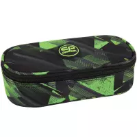1. Coolpack Campus Piórnik Tuba Usztywniona z Organizerem Green Mirror F062920