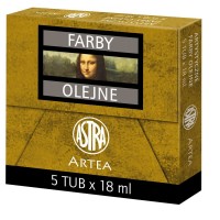 3. Astra Artea Farby Olejne 5 Tub 18ml Umbra Naturalna 83410967