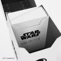 7. Gamegenic: Star Wars Unlimited Card Game - Soft Crate - Pudełko na Karty - White / Black
