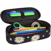2. Coolpack Campus Piórnik Tuba Usztywniona z Organizerem Daisy Black F062817