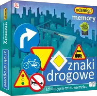 1. Adamigo Gra Memory Znaki Drogowe