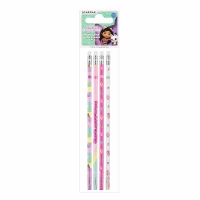 2. Starpak Ołówek z Gumką Koci Domek Gabi 4szt. 530019
