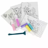 1. Starpak Zestaw Kreatywny Piaskowe Obrazki Unicorn 549173