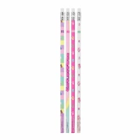1. Starpak Ołówek z Gumką Koci Domek Gabi 4szt. 530019