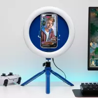 3. Lampka do Streamingu Playstation z Uchwytem na Telefon