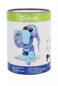 1. Stojak na Słuchawki + Słuchawki Bezprzewodowe - Disney Stitch