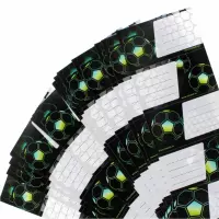 1. Starpak Naklejki Na Zeszyt Piłka Nożna 1 Listek 6szt. 536025