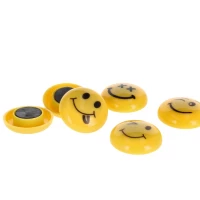 3. STARPAK Magnesy 30mm 6szt Mix Buźki Emoticons 378346