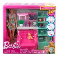 1. Mattel Barbie Relaks w Kafejce + Lalka HKT94