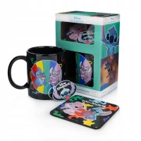 1. Zestaw Prezentowy Lilo & Stitch: Kubek + Podkładka + Brelok