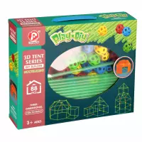 2. Mega Creative Klocki Konstrukcyjne Słomki/Kule 88 ele Fluorescencyjne 545062