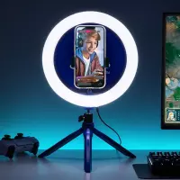 4. Lampka do Streamingu Playstation z Uchwytem na Telefon