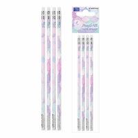 3. Starpak Ołówek z Gumką HB Mermaid 4szt 536332