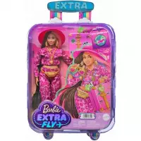2. Barbie Extra Fly Lalka Podróżniczka z Walizką Safari HPT48