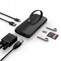 3. Satechi Multiport Adapter - Kompaktowy Adapter do Urządzeń Mobilnych USB-C Black