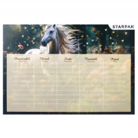 2. Starpak Plan Lekcji z Tabliczką Mnożenia A5 Horse Konik 536140