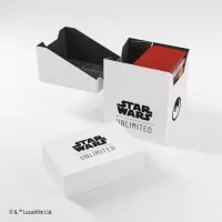 9. Gamegenic: Star Wars Unlimited Card Game - Soft Crate - Pudełko na Karty - White / Black
