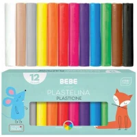 4. Interdruk Plastelina 12 kolorów BEBE Kids 327260