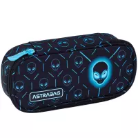 3. AstraBag Piórnik AC6 Saszetka Usztywniona Neon UFO 503025016