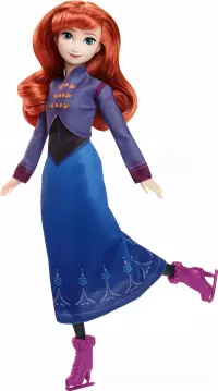 5. Mattel Lalka Frozen Łyżwiarka Anna JBG54