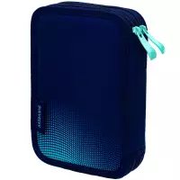 1. AstraBag Piórnik AC2 Dwukomorowy bez Wyposażenia Football Light 503025024