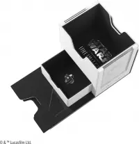 6. Gamegenic: Star Wars Unlimited Card Game - Twin Suns Deck Pod - Pudełko na Karty - White / Black