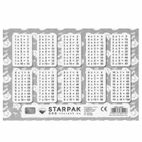 1. Starpak Plan Lekcji z Tabliczką Mnożenia A5 Cuties Kotki 560057