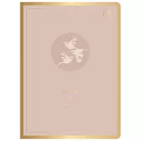 2. Interdruk Zeszyt A5 60 kartek kratka Metalic Satin Gold 294210