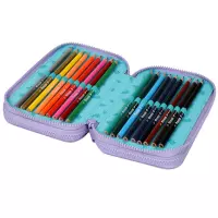 3. CoolPack Jumper 3 Piórnik Trzykomorowy z Wyposażeniem Stitch Pastel F067885