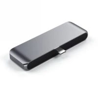 2. Satechi Aluminium Mobile Pro Hub - Hub do Urządzeń Mobilnych USB-C Space Gray