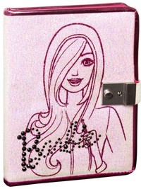 2. Starpak Barbie Brokatowy Pamiętnik na Kłódkę z Diamencikami 314394