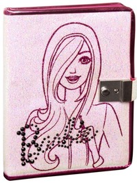 2. Starpak Barbie Brokatowy Pamiętnik na Kłódkę z Diamencikami 314394