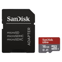 1. SanDisk Karta Micro SD 16GB Ultra (MicroSD HC) 98MB/s C10, A1 UHS-I + SD Adapter Foto