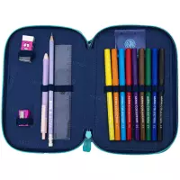 3. AstraBag Piórnik AC21 Dwukomorowy z Wyposażeniem Baby Bunny 503025009