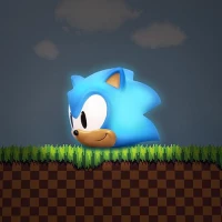 2. Lampka Sonic The Hedgehog - Głowa 