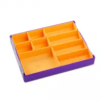 2. Gamegenic: Token Silo - Pojemnik na Żetony - Purple/Orange