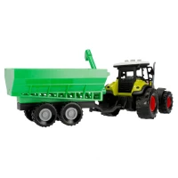 4. Mega Creative Farma Traktor z Przyczepą Do Przeładunku Zboża 487468