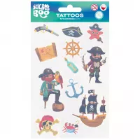 2. Sticker Boo Tatuaż Zmywalny Dla Dzieci Piraci 540452